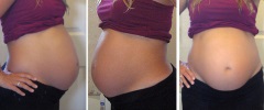 Живот на 5 месяце беременности