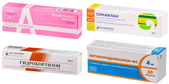 топические стероиды для лечения псориаза: Мометазон, Синафлан и др.