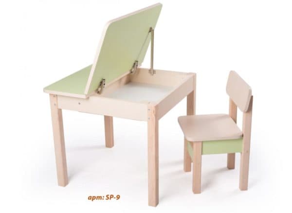 Стол и стул для ребенка от 2 лет