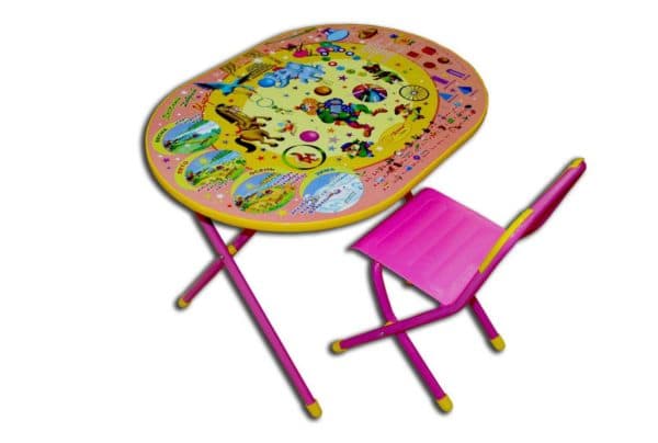 Яркий развивающий стол для дошкольника