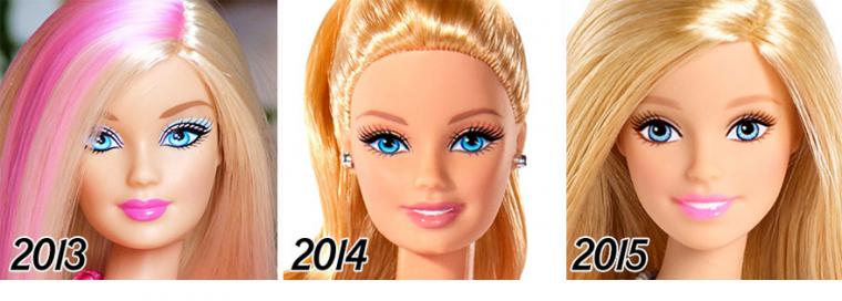 Эволюция куклы Барби за 56 лет, фото № 7