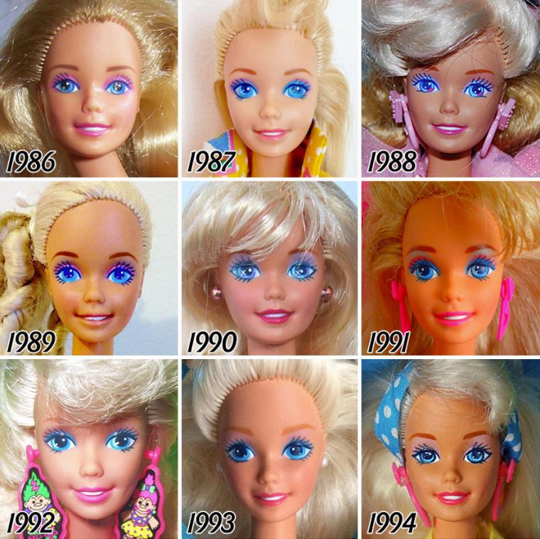 Эволюция куклы Барби за 56 лет, фото № 4