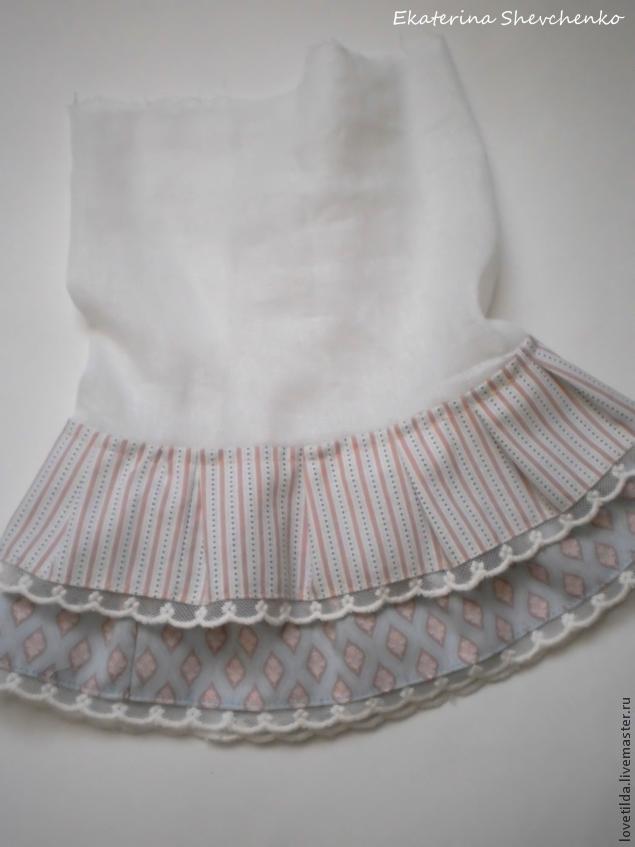 Мастер-класс: юбка для куклы с оборками, фото № 12