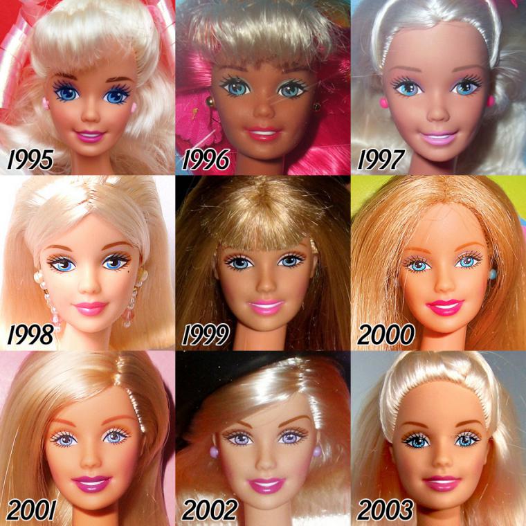 Эволюция куклы Барби за 56 лет, фото № 5