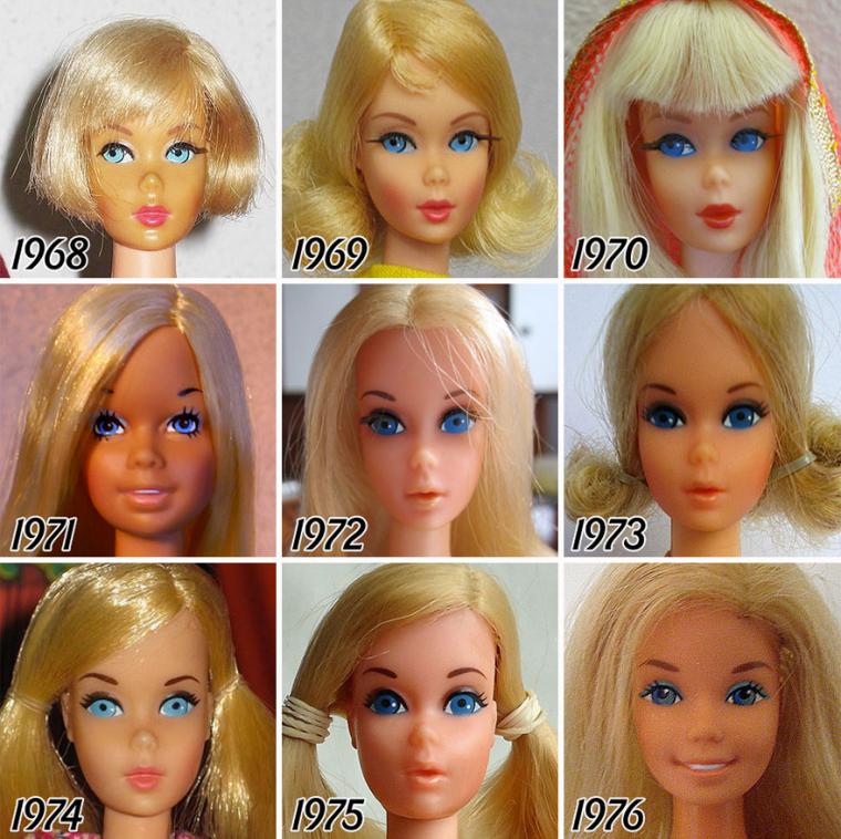 Эволюция куклы Барби за 56 лет, фото № 2