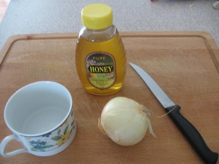 мед с луком от кашля для детей
