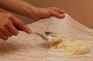 Картофельная лепешка от детского кашля