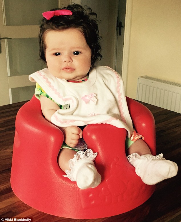 Vikki Dance sent in this adorable snap of her daughter Gracie sitting on the throne with a bow in her hair