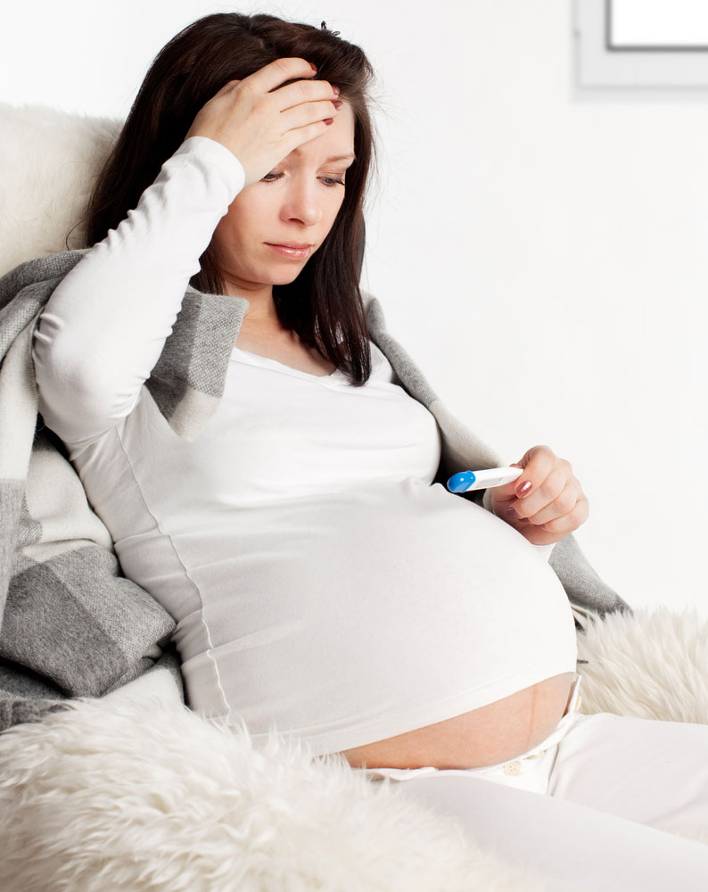 Температура выше 38 при беременности: что делать?
