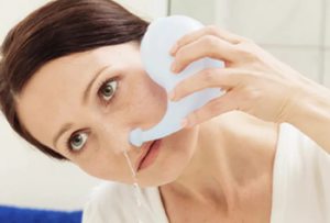 Промывание слизистой носа