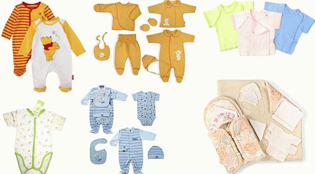комплект одежды для новорожденного зимой