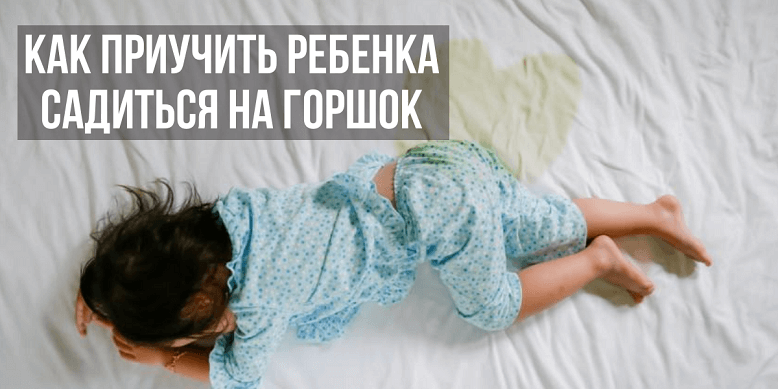 Как приучить ребенка садиться на горшок