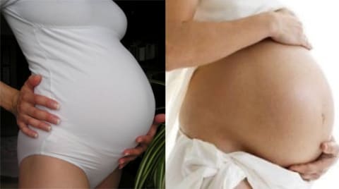 Живот при беременности