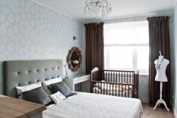 Удобство расположения детской кроватки в спальне родителей