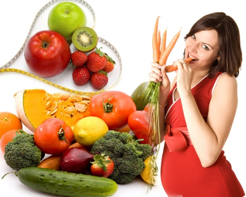 Беременным полезны фрукты и овощи